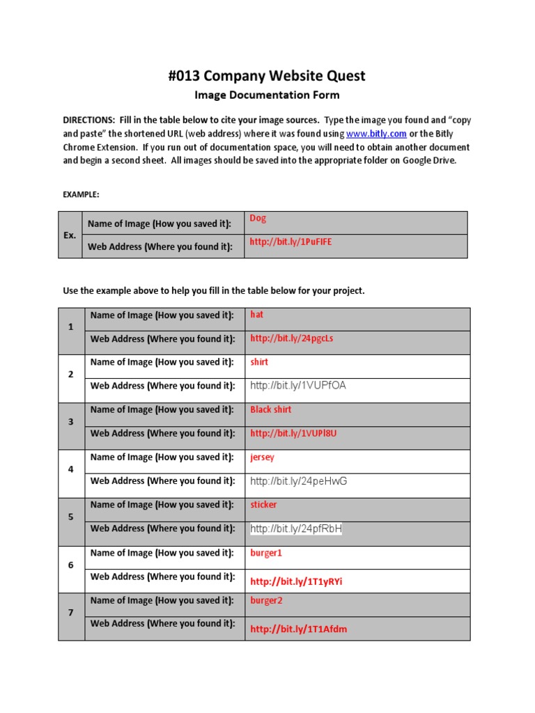 Image Source Documentation Form | PDF | Cyberspace | Web Technology