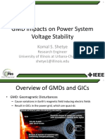 GMD Impacts on Power System Voltage Stability