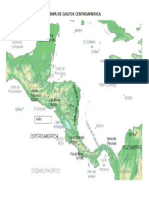 Mapa de Golfos Centroamerica