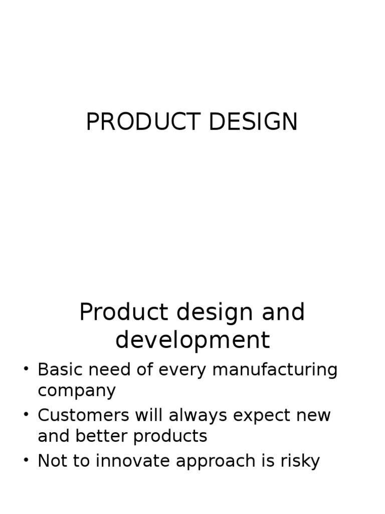 Product Design PDF Product Design Design