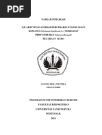 Download Uji Aktivitas Antibakteri Fraksi Etanol Daun Kemangi Ocimum Basilicum l Terhadap Pertumbuhan Salmonella Typhi by W GiBson SN310955898 doc pdf