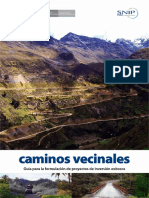 CAMINOS VECINALES - Guia Para La Formulacion de Proyectos Exitosos