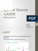 Optical Source LASER Absorption