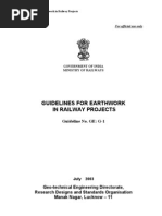 Download RDSO Guide Lines of Earthwork 2003 by Abishek Kumar SN31095753 doc pdf