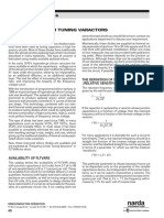 Frequency Linear Tuning Varactors