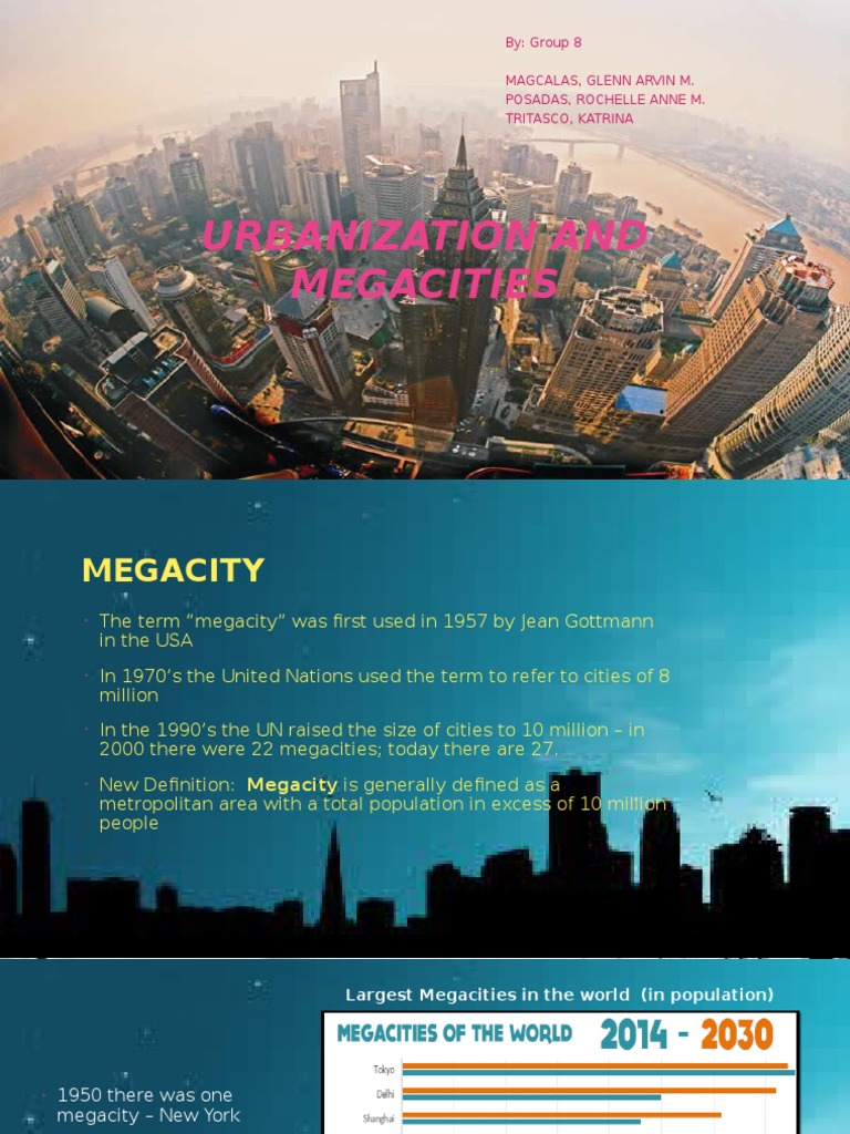 Understanding Megacities: Growth and Challenges | PDF | Urbanization ...