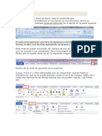 Cintas de Word 2010