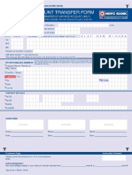 Account Transfer Form