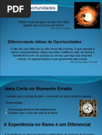 Avaliando a Oportunidade