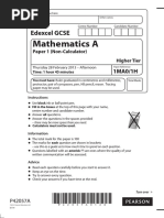 Foundation GCSE Maths Mini Test 2 | PDF