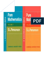 Parsonson S.L. Pure Mathematics (Volumes 1 & 2)
