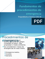 Fundamentos de Procedimientos de Emergencia