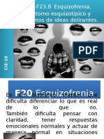 Esquizofrenia Alteraciones de La Personalidad