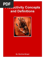 Download Productivity Concepts and Definitions by Dr Muhammad Mushtaq Mangat SN31097394 doc pdf