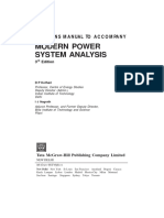 power system analysis Solution Kothari