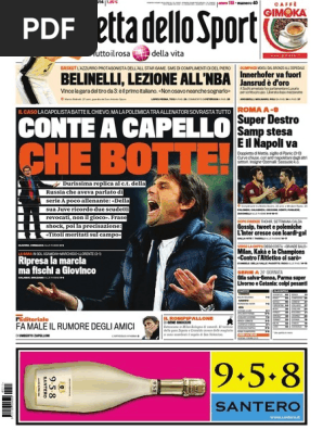 Gazzetta Dello Sport 27 Juillet 1975 - Fabrizio Fabbri Victoire Tre Valli Varesine