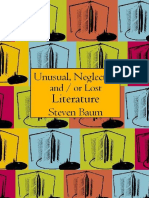 Baum, Stephen - Unusual Neglected & Lost Literature