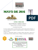 Programa Mayo 2016