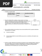 Ficha Formativa #2 - Lei de Ohm Scribd