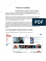 Cara Upload Video Ke YouTube