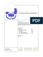 Management Theory Vs Practice - A Study On Grameen Bank