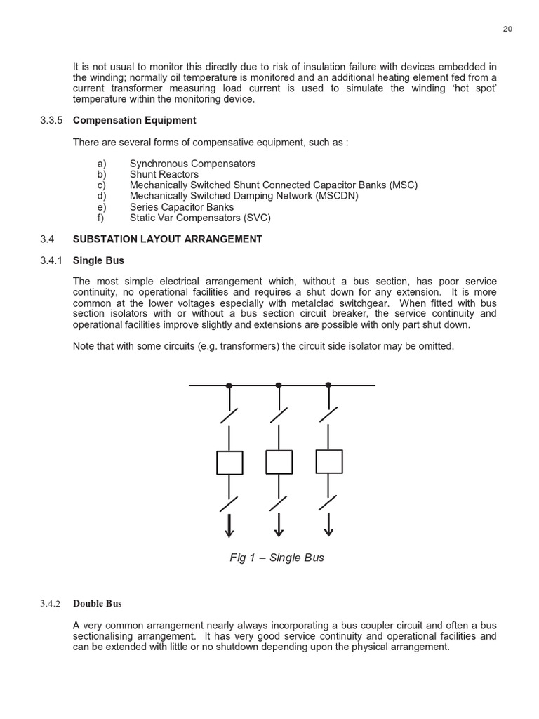 Substation Layout Arrangement | PDF