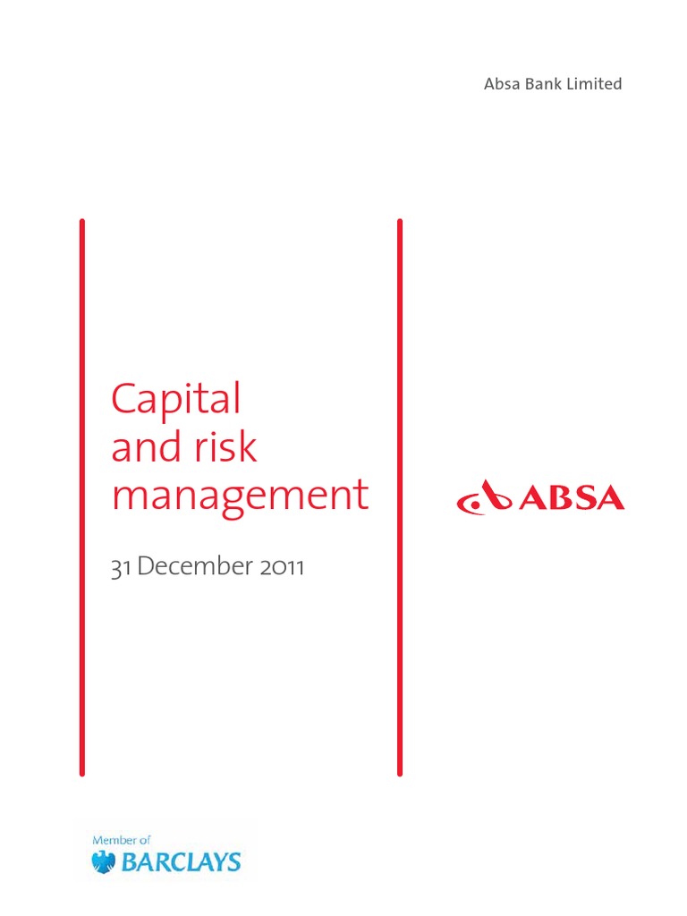 Absa Bank 2011 Capital & Risk Management Report | PDF | Basel Iii ...