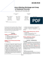 ACI 209.1R-05 - Report on Factors Affecting Skrinkage and Creep of Hardened Concrete