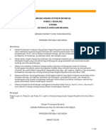 Uu No 3 2005 Tentang Keolahragaan Nasional