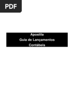 Contabilidade - Apostila Guia de Lançamentos Contábeis - Plano de Contas