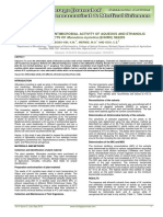 Assessment of Antimicrobial Activity of Aqueous and Ethanolic Ehuru