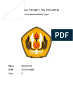 Tugas Analisis Geologi Struktur 1