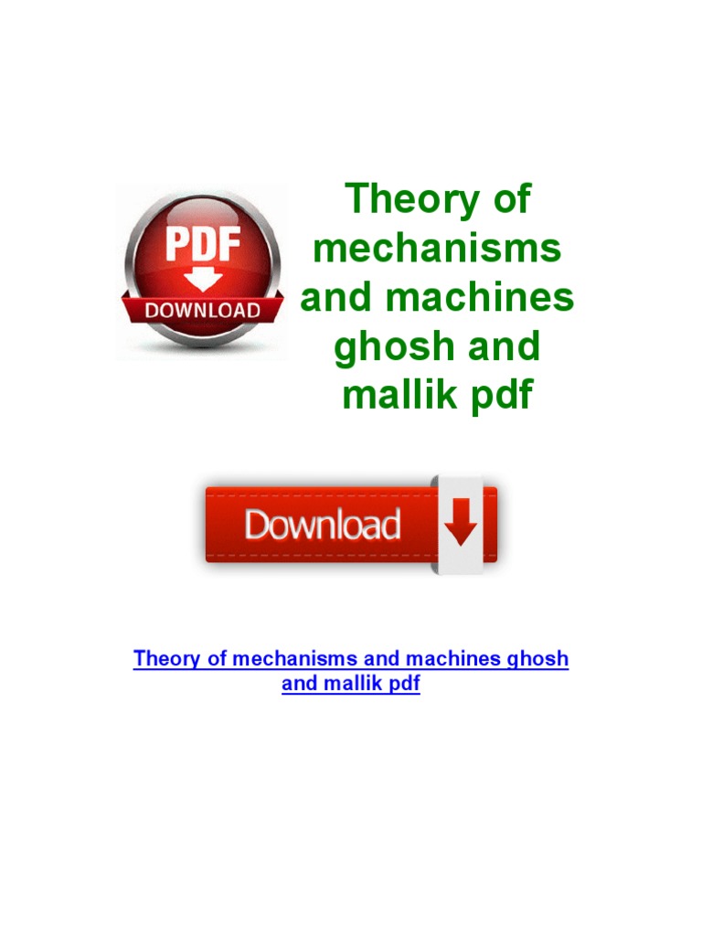 Kinematics spatial mechanisms pdf free