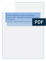 Study of Adaptive Frequency Hopping To Counter WiFi