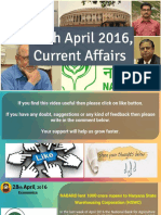 28 April 2016 Current Affair for Competition Exams