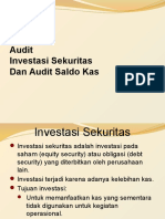 AUDIT KAS DAN INVESTASI