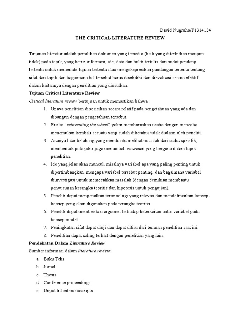 Literature review humanities example image