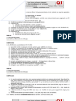 Contabilidade - Curso de Noções de Contabilidade 07 Exercícios de Fixação