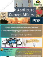 29 April 2016 Current Affair for Competition Exams