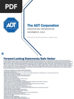 ADT Investor Day Presentation 2013