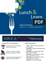 NHC Lunch and Learn (Peterson)