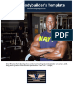 Natural Bodybuilder's Simple Training Template