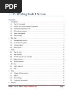 IELTS Writing Task 1 Simon