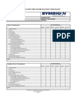 109 Substation Pre - Energization Checklist - Energization1