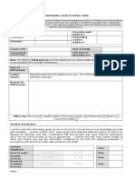 Instrument/Voic e (Music Only) : Health Reasons: Financial Issues: Employment Absent: Course Unsuitable