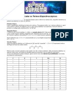 Como Calcular Os Termos Espectroscópicos