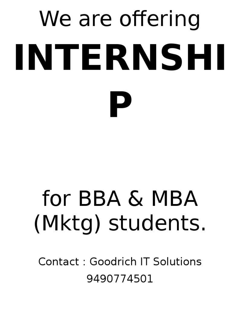 Internship Opportunities at Branic Tech | PDF | Business