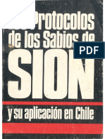 Los Protocolos de Los Sabios de Sion y Su Aplicacion en Chile