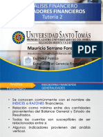 Indicadores Financieros U. Santo Tomas.