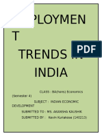 Employment Trends in India - Copy